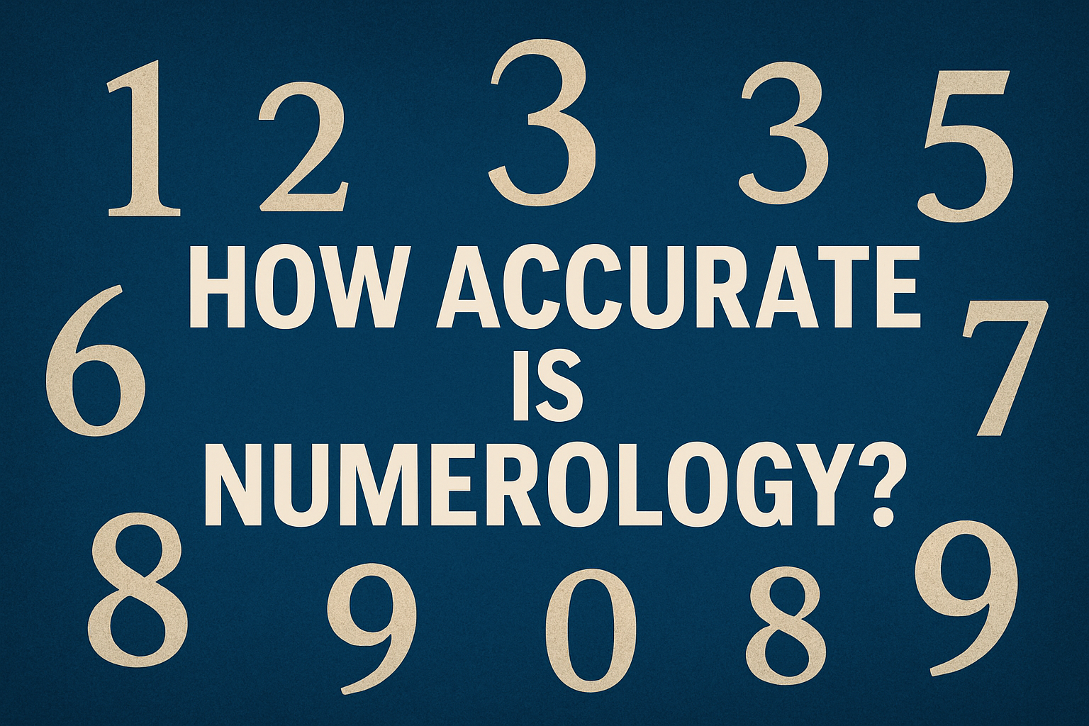 How Accurate Is Numerology? A Scientific Look at Numbers and Life