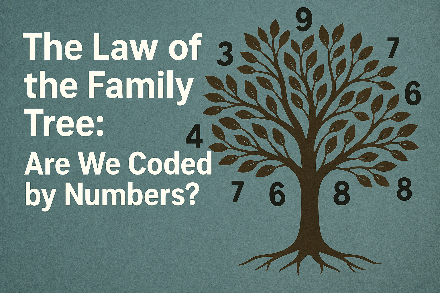 The Law of the Family Tree: Are We Coded by Numbers?